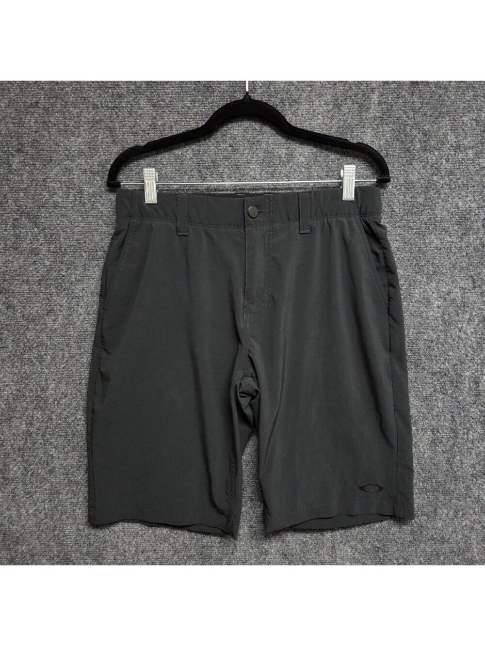 Oakley Golf Shorts Men's 30 Black Chino Control Hydrolix Lightweight Tech Casual
